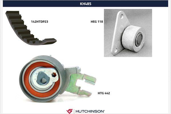 Hutchinson KH 485 - Комплект зубчатого ремня ГРМ autodif.ru