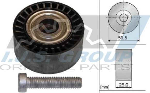 IJS GROUP 93-1106 - Ролик, поликлиновый ремень autodif.ru