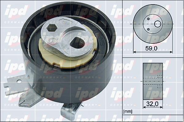 IPD 15-4105 - Натяжной ролик, зубчатый ремень ГРМ autodif.ru