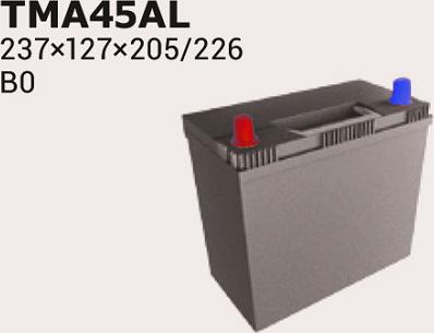 IPSA TMA45AL - Стартерная аккумуляторная батарея, АКБ autodif.ru