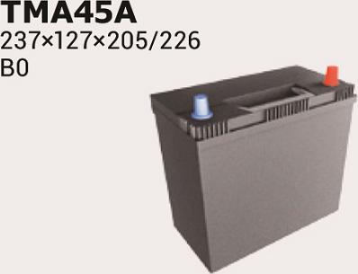 IPSA TMA45A - Стартерная аккумуляторная батарея, АКБ autodif.ru