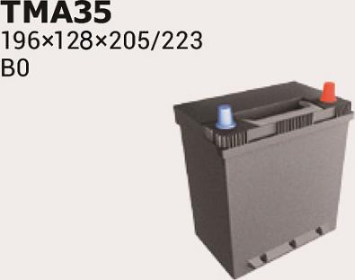IPSA TMA35 - Стартерная аккумуляторная батарея, АКБ autodif.ru