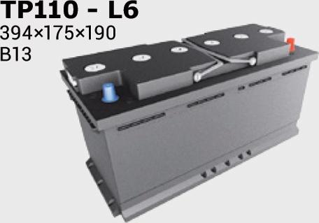 IPSA TP110 - Стартерная аккумуляторная батарея, АКБ autodif.ru