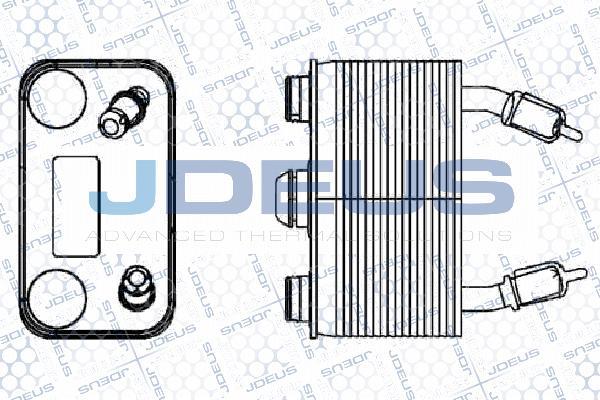 Jdeus 405M27 - Масляный радиатор, автоматическая коробка передач autodif.ru