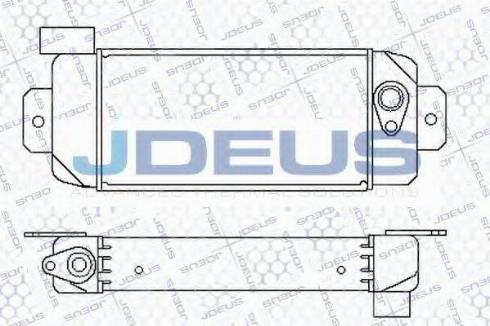Jdeus 411M33 - Масляный радиатор, двигательное масло autodif.ru