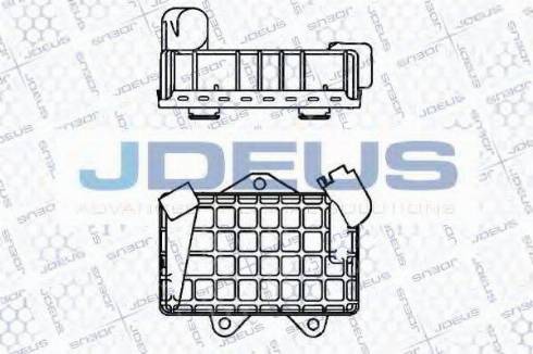 Jdeus 417M36 - Масляный радиатор, двигательное масло autodif.ru