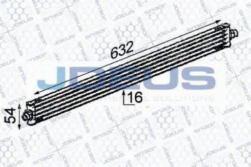 Jdeus 417M38 - Масляный радиатор, автоматическая коробка передач autodif.ru