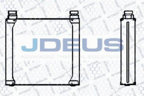 Jdeus 423V35 - Масляный радиатор, двигательное масло autodif.ru