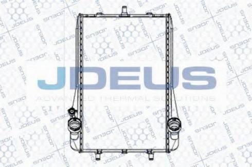 Jdeus 043M14 - Радиатор, охлаждение двигателя autodif.ru
