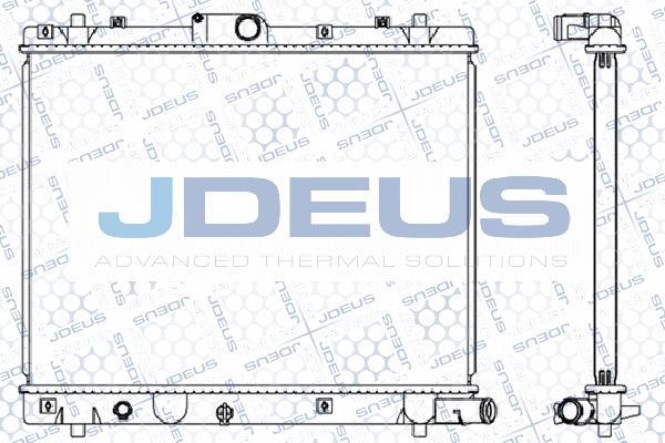 Jdeus 042M29 - Радиатор, охлаждение двигателя autodif.ru