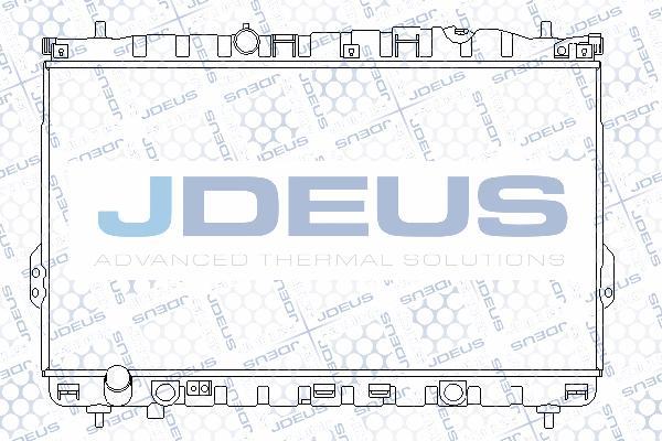 Jdeus 054M23 - Радиатор, охлаждение двигателя autodif.ru