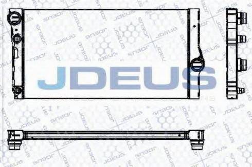 Jdeus 005M31 - Радиатор, охлаждение двигателя autodif.ru