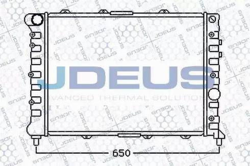 Jdeus 000M10 - Радиатор, охлаждение двигателя autodif.ru