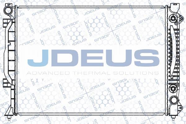 Jdeus 001M17 - Радиатор, охлаждение двигателя autodif.ru