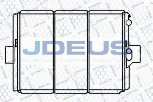 Jdeus 014E03 - Радиатор, охлаждение двигателя autodif.ru