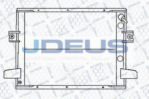 Jdeus 014V01 - Радиатор, охлаждение двигателя autodif.ru