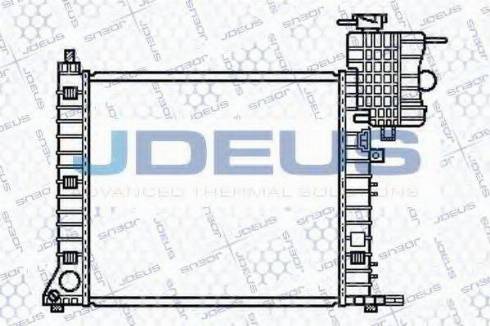 Jdeus 017M38 - Радиатор, охлаждение двигателя autodif.ru