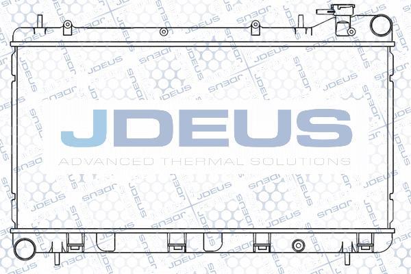 Jdeus 026M02 - Радиатор, охлаждение двигателя autodif.ru