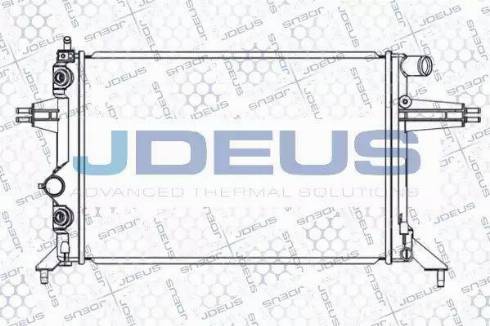 Jdeus 020M29 - Радиатор, охлаждение двигателя autodif.ru