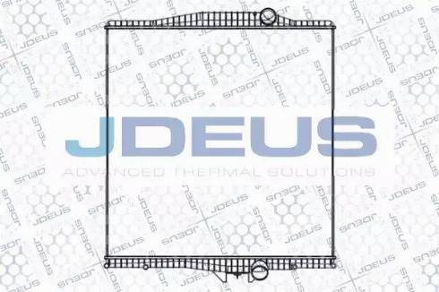Jdeus 131M11Z - Радиатор, охлаждение двигателя autodif.ru