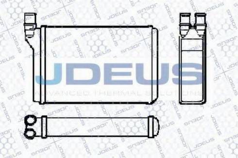 Jdeus 200V04 - Теплообменник, отопление салона autodif.ru