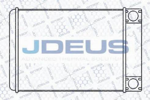 Jdeus 217M42 - Теплообменник, отопление салона autodif.ru