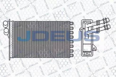 Jdeus 230M05 - Теплообменник, отопление салона autodif.ru