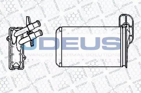 Jdeus 230V03 - Теплообменник, отопление салона autodif.ru