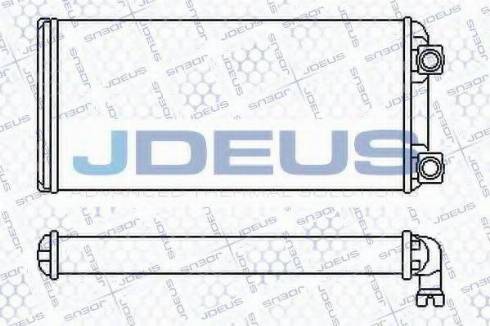 Jdeus 231M05 - Теплообменник, отопление салона autodif.ru