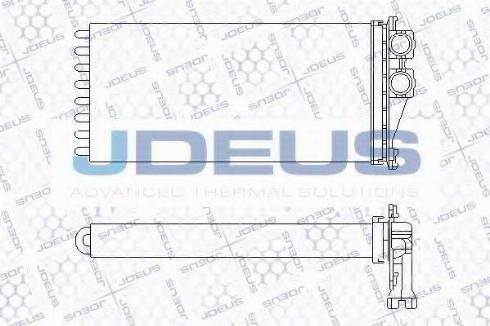 Jdeus 221M42 - Теплообменник, отопление салона autodif.ru