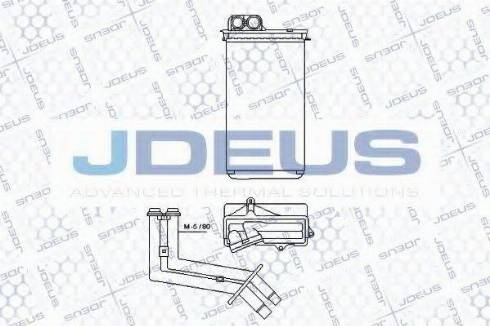 Jdeus 223M27 - Теплообменник, отопление салона autodif.ru