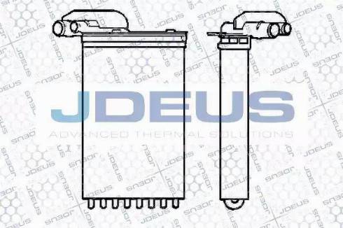 Jdeus 223V10 - Теплообменник, отопление салона autodif.ru