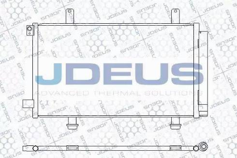 Jdeus 742M22 - Конденсатор кондиционера autodif.ru