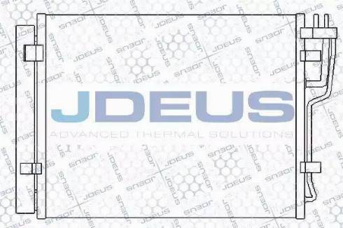 Jdeus 754M28 - Конденсатор кондиционера autodif.ru