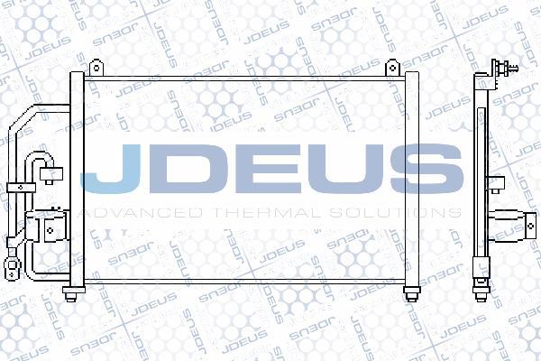 Jdeus 756M05 - Конденсатор кондиционера autodif.ru