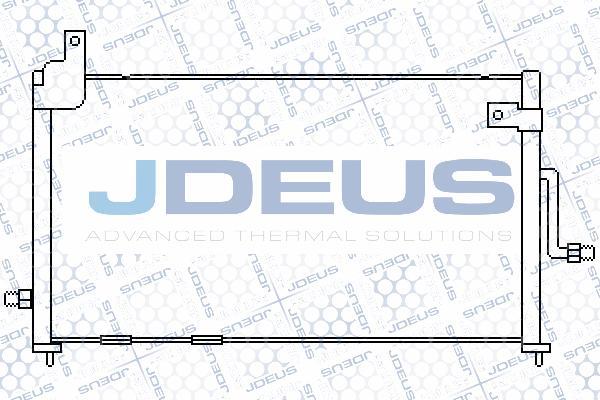 Jdeus 756M07 - Конденсатор кондиционера autodif.ru