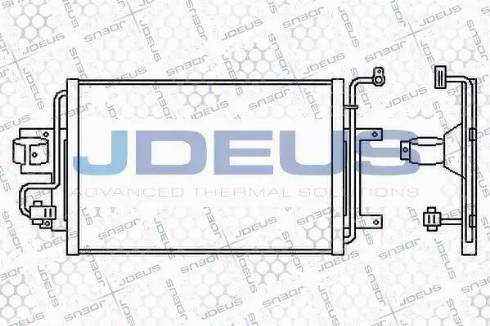 Jdeus 701M06 - Конденсатор кондиционера autodif.ru