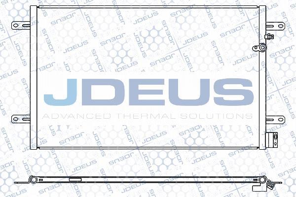 Jdeus 701M25 - Конденсатор кондиционера autodif.ru