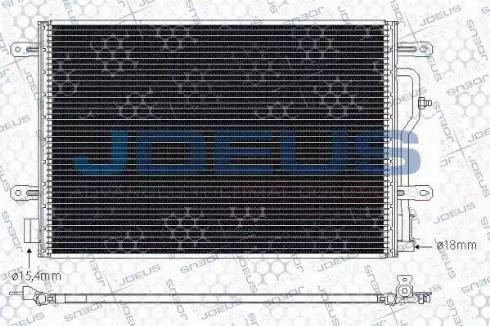 Jdeus 701M21 - Конденсатор кондиционера autodif.ru