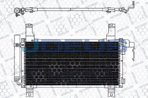 Jdeus 716M29 - Конденсатор кондиционера autodif.ru
