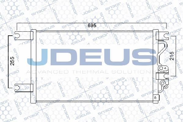 Jdeus 718M36 - Конденсатор кондиционера autodif.ru