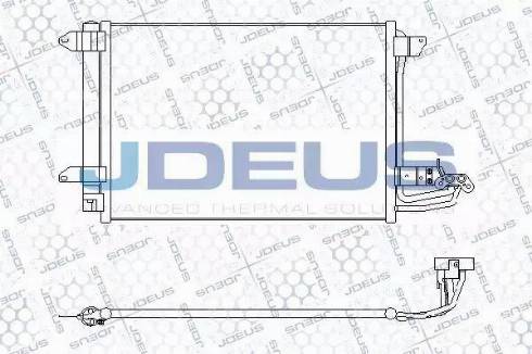 Jdeus 730M06A - Конденсатор кондиционера autodif.ru