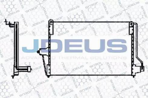 Jdeus 720M01 - Конденсатор кондиционера autodif.ru