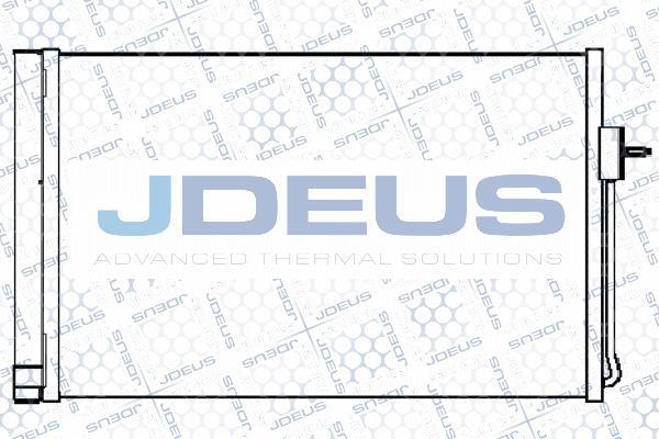 Jdeus 720M80 - Конденсатор кондиционера autodif.ru