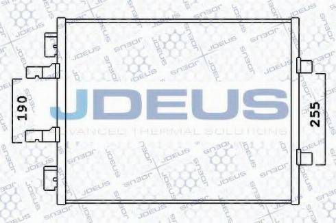 Jdeus 720M73 - Конденсатор кондиционера autodif.ru