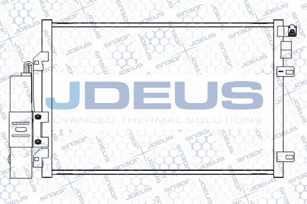 Jdeus 723M40 - Конденсатор кондиционера autodif.ru