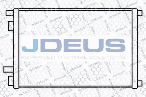 Jdeus 723M66 - Конденсатор кондиционера autodif.ru