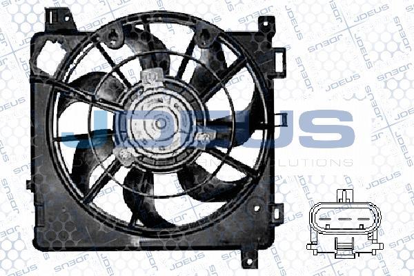 Jdeus EV0200980 - Вентилятор, охлаждение двигателя autodif.ru