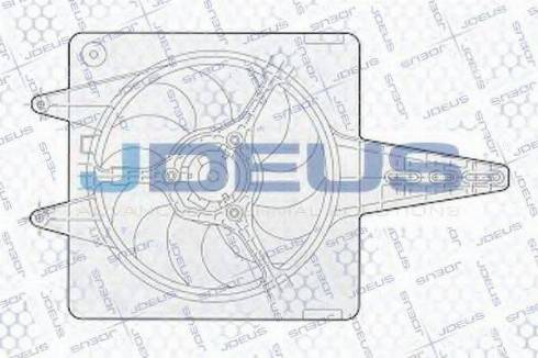 Jdeus EV02303 - Вентилятор, охлаждение двигателя autodif.ru