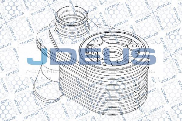 Jdeus M-4140101 - Масляный радиатор, двигательное масло autodif.ru